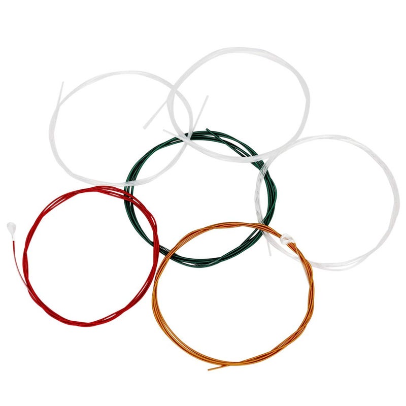 JYsun Colorful Classical Guitar Strings 3 full sets Clear Nylon for E-1st B-2nd G-3rd and Nylon Core Colorful Coated Copper Alloy Wound for D-4th A-5th E-6th - Image 4